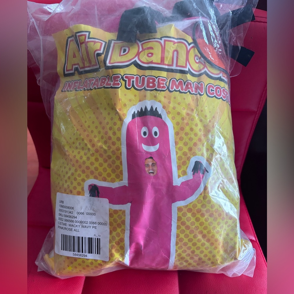 Air Dancer Inflatable Tube Man Costume